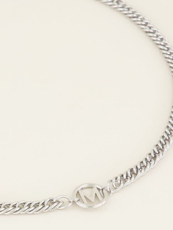 My Jewellery – Ketting Chunky Initials Silver