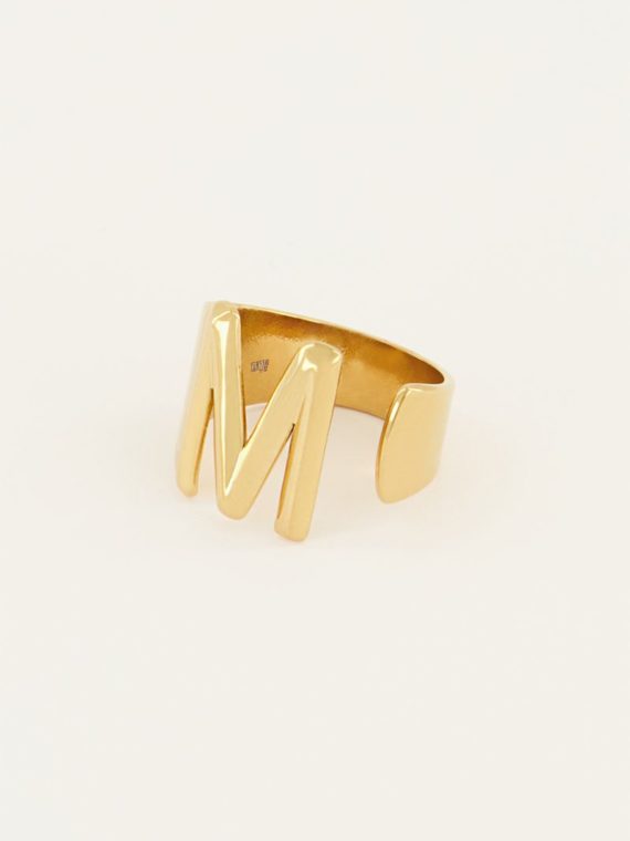 My Jewellery – Initial statement ring – Goud