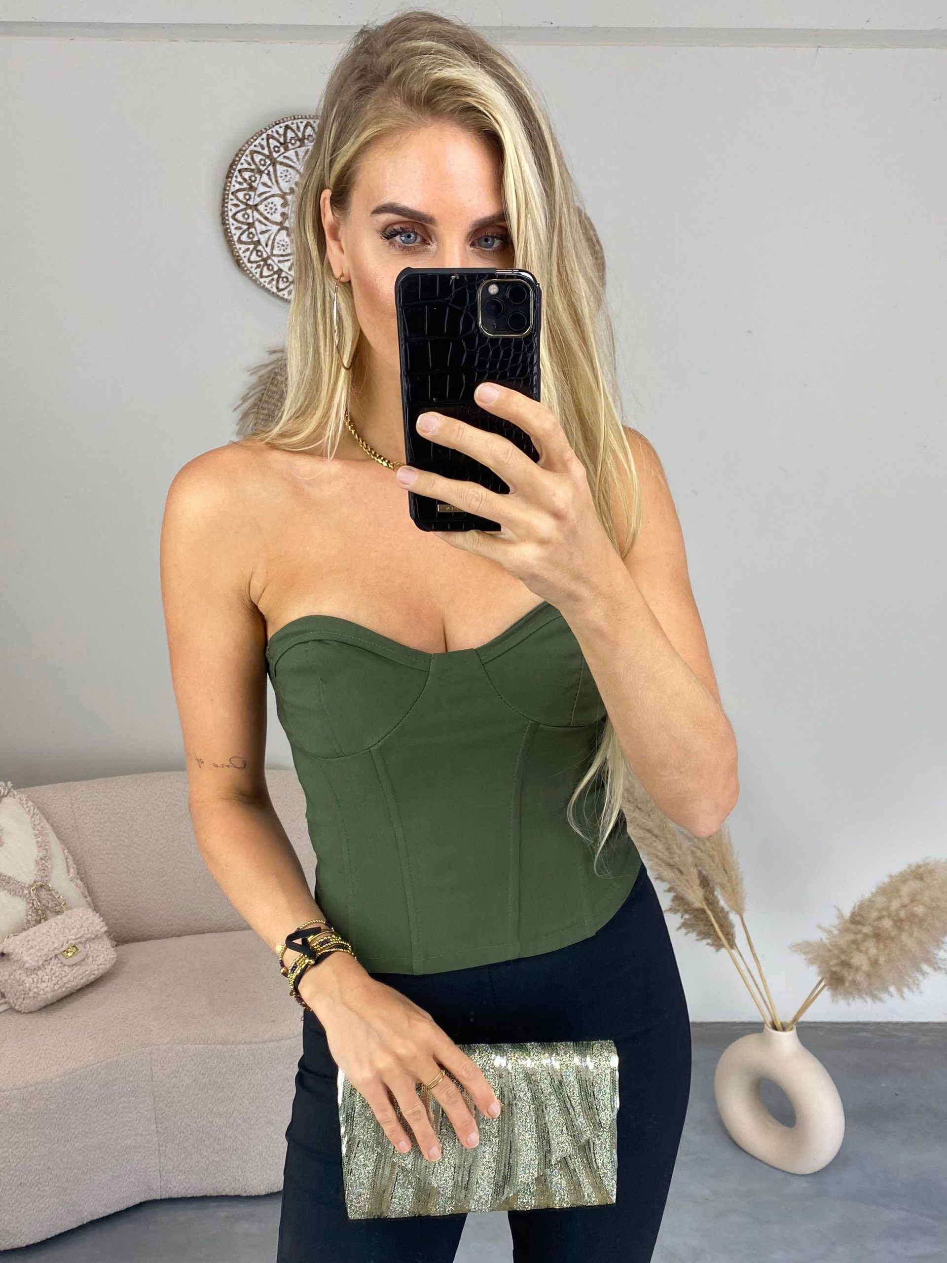 Corset Top – Army