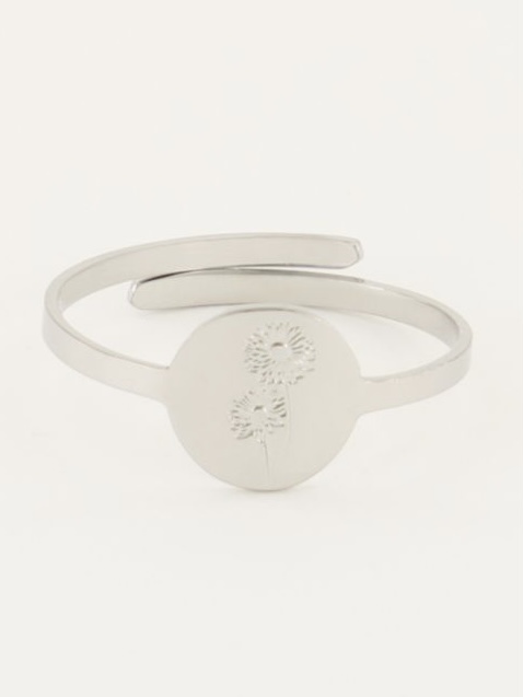 My Jewellery – Birthflower Ring – September Zilver