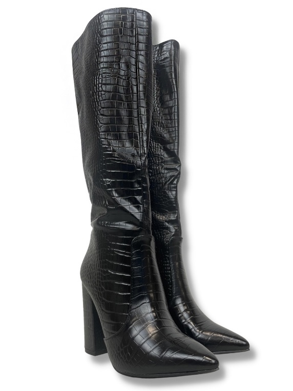 Knee High Boots – Zwart