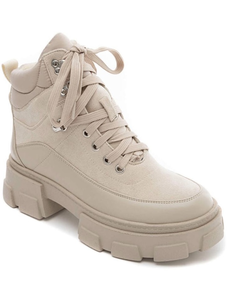 Chunky Boots – Beige